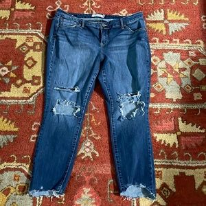 Torrid Distressed Skinny Jeans